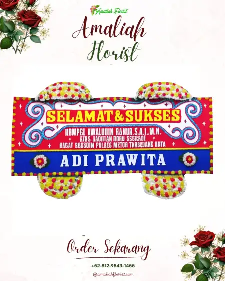 Papan Bunga Ucapan Selamat Brecong