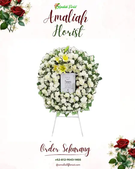 Krans Bunga Duka Brecong